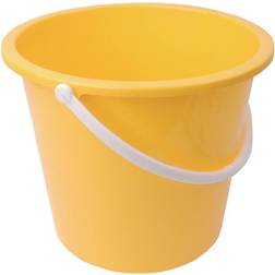 Jantex Jantex Round Plastic Bucket Yellow 10Ltr [CD805]